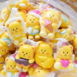 creamy yellow bear